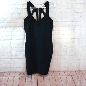 Y2K Decibel Black Bustee Sexy Cut Out Dress XL Juniors
